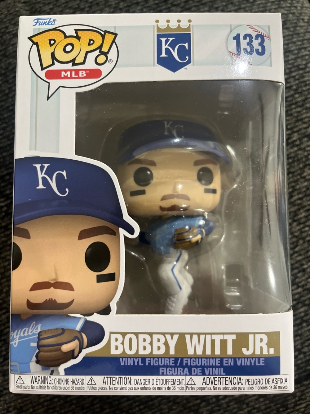 Funko Pop! MLB Kansas City Royals Bobby Witt Jr. #133 Brand New